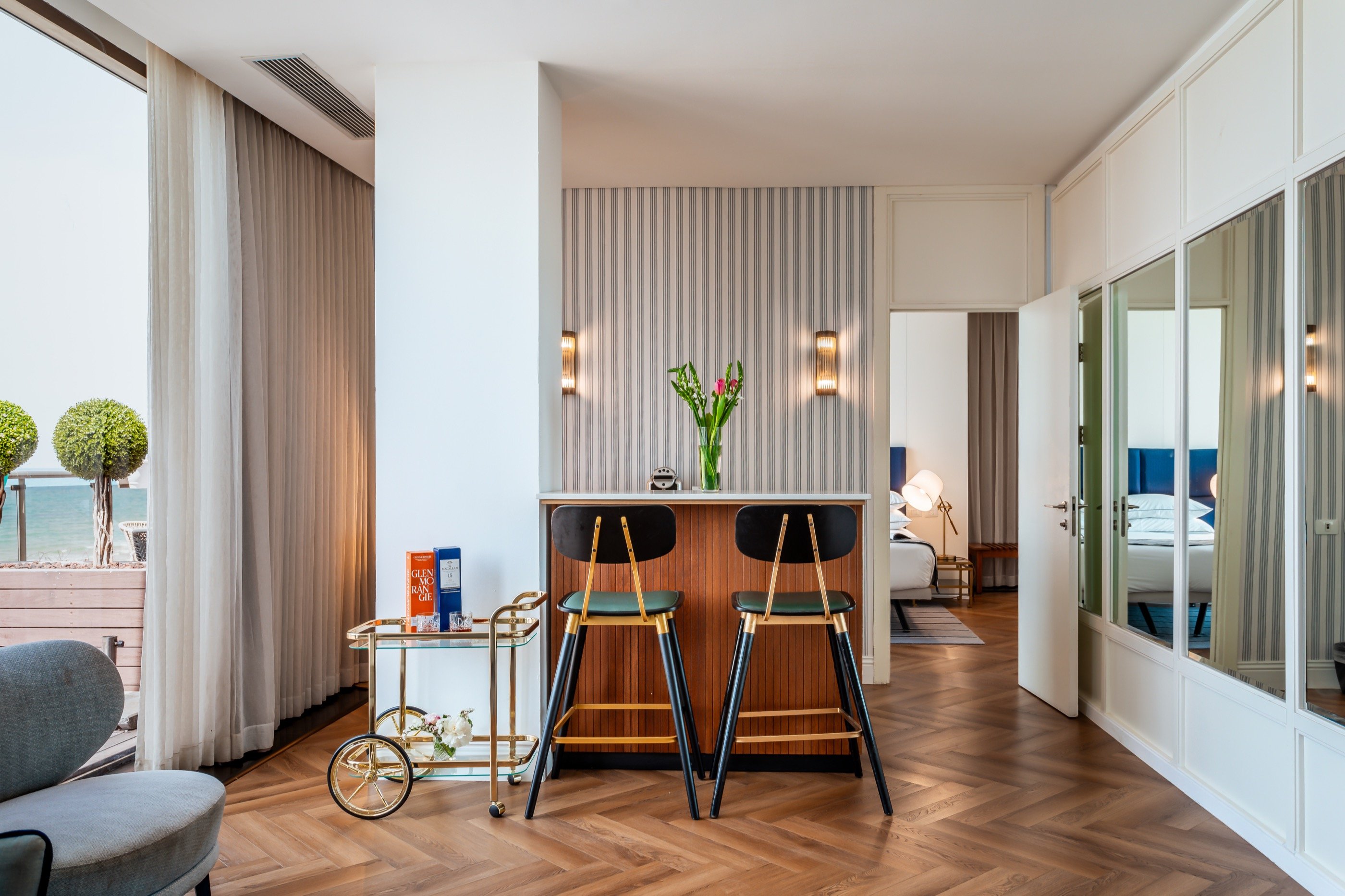 A bar cart, a parlor, a quiet hour.