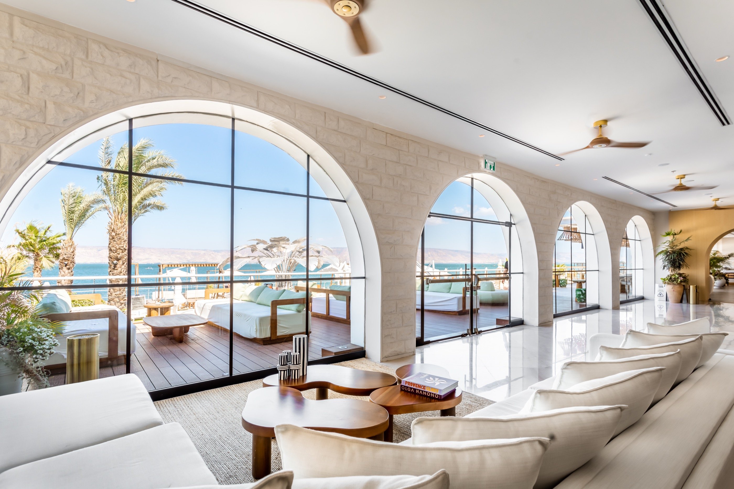 Five arches, one horizon.