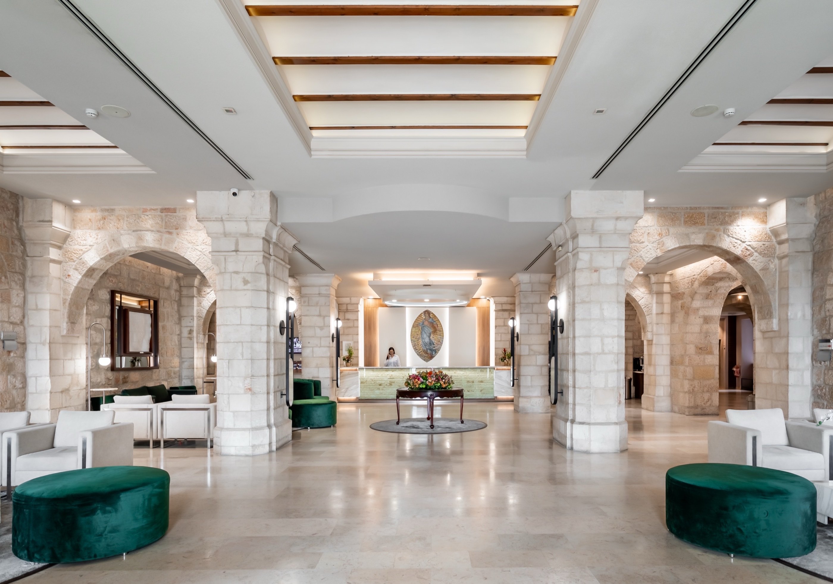 Lobby at rest — scale without grandeur.